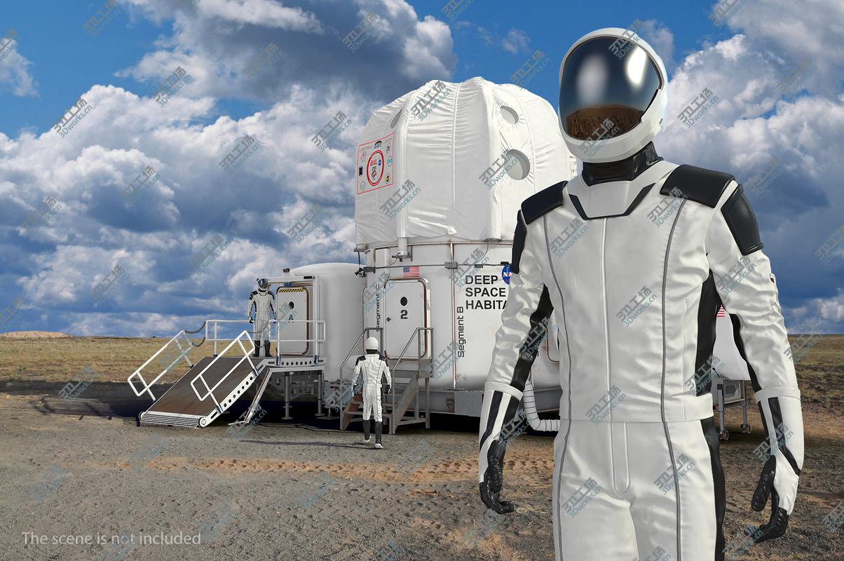 images/goods_img/202104094/3D Futuristic Astronaut Space Suit Rigged for Cinema 4D/5.jpg